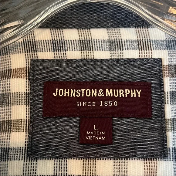 Johston & Murphy thin wale corduroy long sleeve button down shirt - Picture 2 of 5
